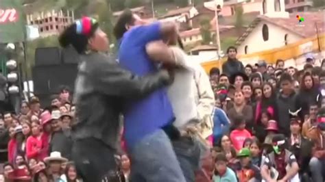 At a Glance: Peruvian Takanakuy fighting tradition .